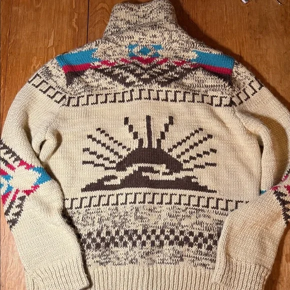 Faherty Men's Sun & Waves Cowichan Zip-Up Cardigan Sweater - Picture 7 of 7